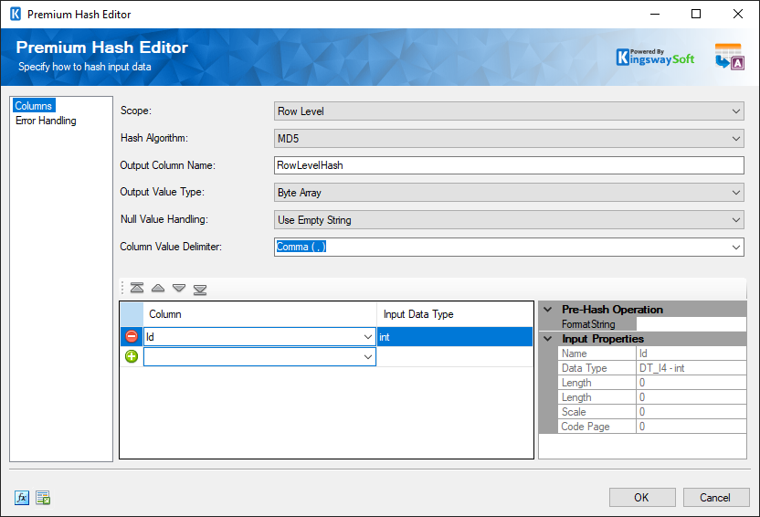 SSIS Premium Hash Editor